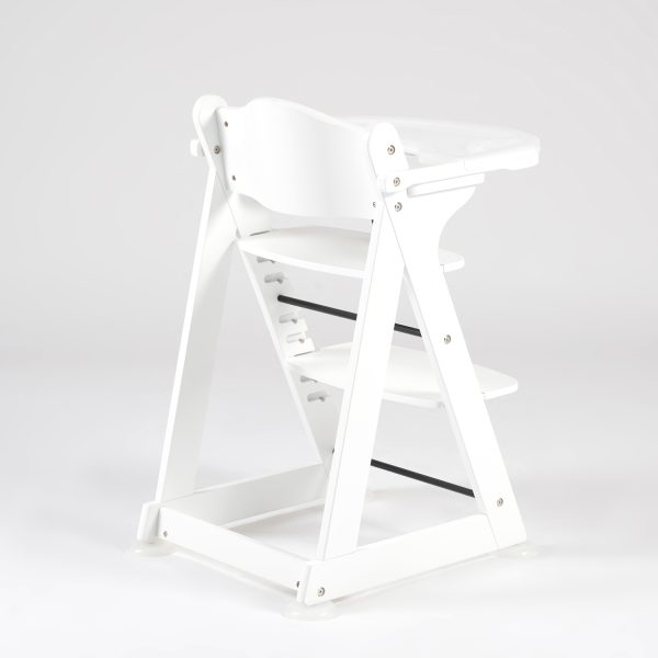 DSC_2771 Adjustable Wooden Baby High Chair, Multifunctional Convertible Toddler Feeding Chair for Home