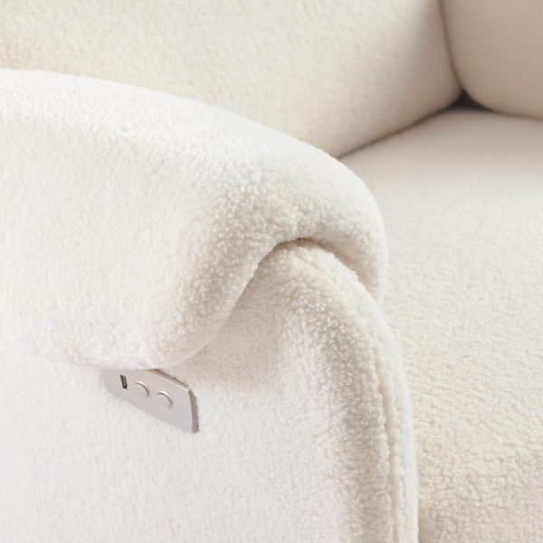 Electric Reclining Glider Nursing Chair - Premium Comfort for Mom & Baby