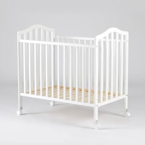 微信图片_2025-08-21_203718_485(1) Solid Wood Mobile Baby Crib, Multifunctional Baby Bed with Wheels, Newborn Cradle Bed