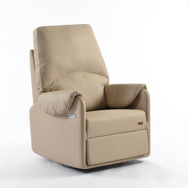Electric Reclining Glider Nursing Chair - Premium Comfort for Mom & Baby