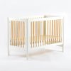 Convertible Baby Crib, 3-in-1 Convertible Crib from Infant to Toddler, Solid Wood Nursery Bed with Adjustable Height, Safe & Non-Toxic for Baby