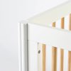 safe baby crib with wooden slats