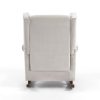 Premium Velvet Wingback Rocking Chair for Nursery
