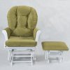 White nursery glider chair with ottoman White nursery glider chair with ottoman