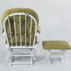 White nursery glider chair with ottoman White nursery glider chair with ottoman