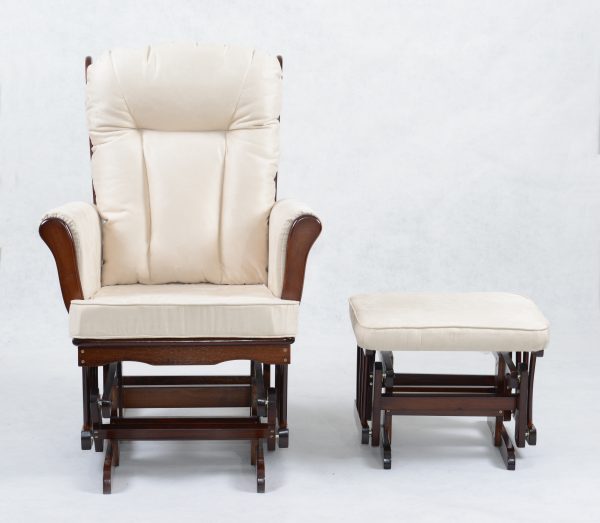 DSC_0400 Classic Nursery Glider Rocking Chair with Ottoman | OEM Baby Furniture Manufacturer