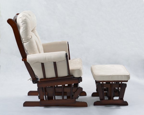DSC_0404 Classic Nursery Glider Rocking Chair with Ottoman | OEM Baby Furniture Manufacturer