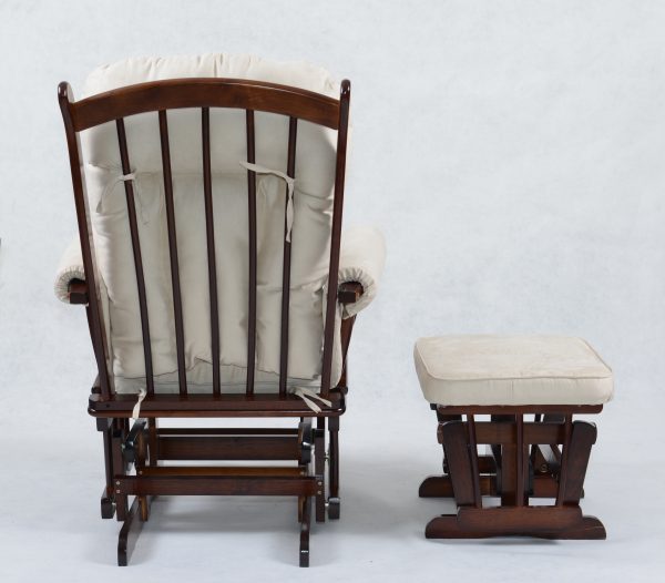 DSC_0407 Classic Nursery Glider Rocking Chair with Ottoman | OEM Baby Furniture Manufacturer