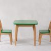 Wooden kids table and chair set for children's room