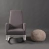 Scandinavian rocking chair for baby room