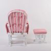 Modern Nursery Glider Chair with Ottoman | OEM Baby Furniture Manufacturer