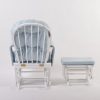 Pink nursery glider chair for baby room
