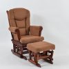 DSC_5835 Classic Nursery Glider Rocking Chair with Ottoman | OEM Baby Furniture Manufacturer
