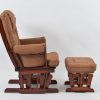 DSC_5836 Classic Nursery Glider Rocking Chair with Ottoman | OEM Baby Furniture Manufacturer