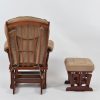 DSC_5841 Classic Nursery Glider Rocking Chair with Ottoman | OEM Baby Furniture Manufacturer