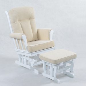 Glider chair with ottoman for nursery