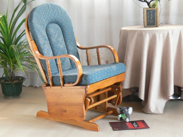 Custom Wooden Nursery Rocking Chair custom wooden nursery rocking chair with upholstered cushions
