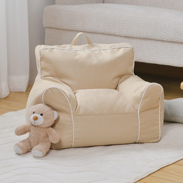 1 Soft Kids Bean Bag Chair with Armrests