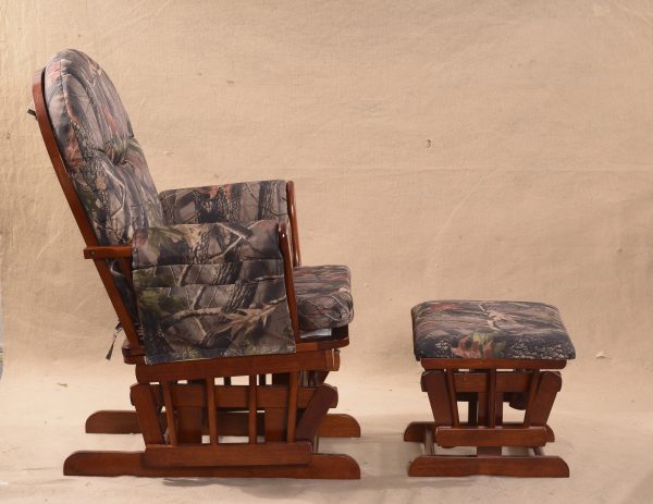 _DSC0243 Upholstered Wooden Glider Chair with Ottoman
