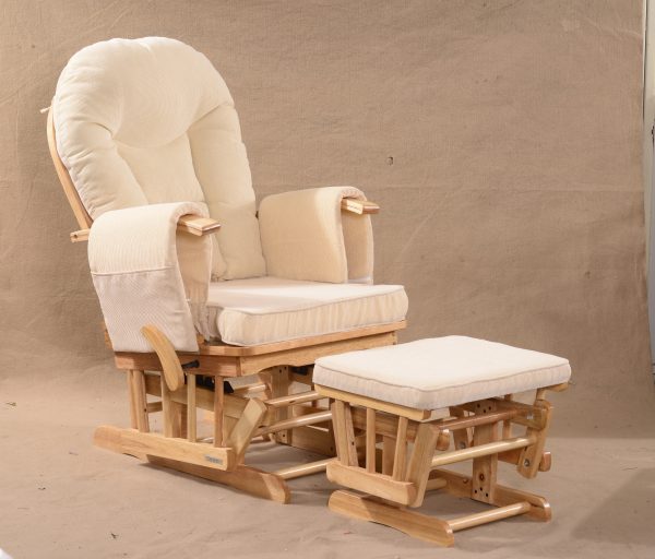 _DSC0253 OEM Modern Nursery Glider Chair with Ottoman for Baby Feeding Room
