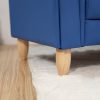 Kids Sofa Padded Armrest Detail Close-up of Kids Sofa showing padded rounded armrest and upholstered seat