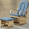 High Back Rocking Chair Design high back wooden rocking chair with comfortable fabric seat