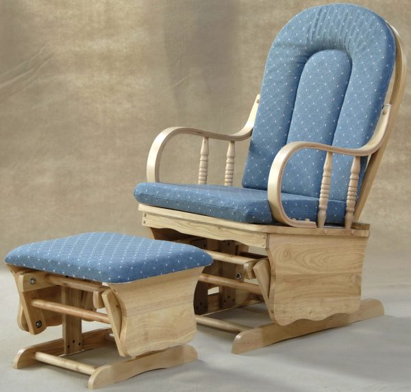 High Back Rocking Chair Design high back wooden rocking chair with comfortable fabric seat