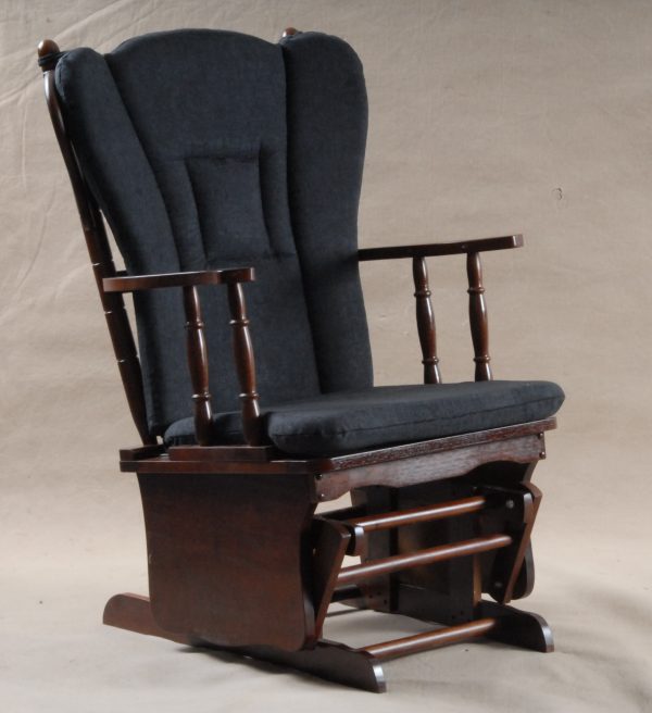 DSC_0032 Wooden Glider Chair with Ottoman