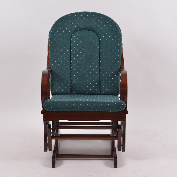 DSC_0417 Custom Wooden Rocking Chair with Ottoman for Nursery Furniture Manufacturer