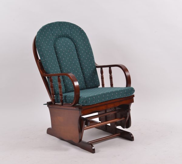 DSC_0419 Custom Wooden Rocking Chair with Ottoman for Nursery Furniture Manufacturer