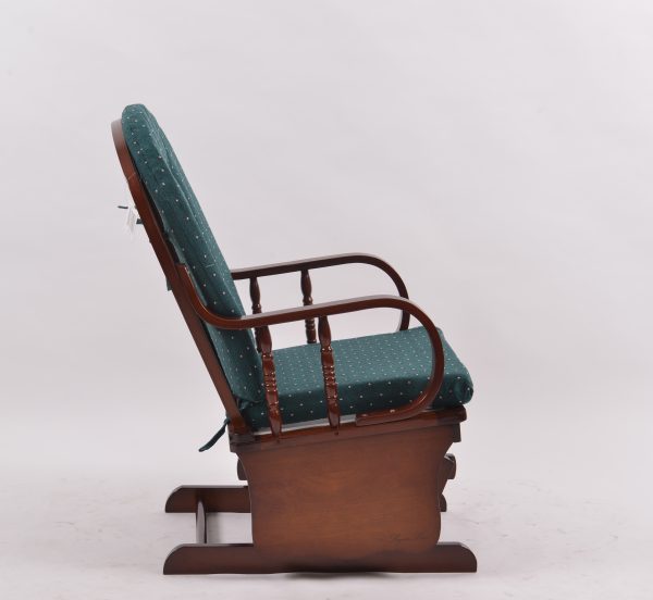 DSC_0420 Custom Wooden Rocking Chair with Ottoman for Nursery Furniture Manufacturer