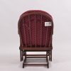 DSC_0423 Custom Wooden Rocking Chair with Ottoman for Nursery Furniture Manufacturer