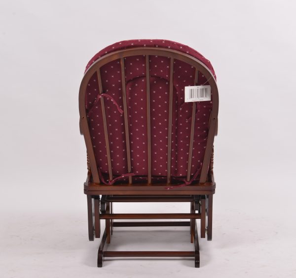 DSC_0423 Custom Wooden Rocking Chair with Ottoman for Nursery Furniture Manufacturer