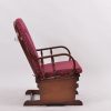 DSC_0424 Custom Wooden Rocking Chair with Ottoman for Nursery Furniture Manufacturer