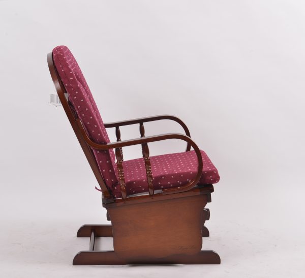DSC_0424 Custom Wooden Rocking Chair with Ottoman for Nursery Furniture Manufacturer
