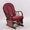 DSC_0425 Custom Wooden Rocking Chair with Ottoman for Nursery Furniture Manufacturer