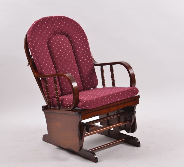 DSC_0425 Custom Wooden Rocking Chair with Ottoman for Nursery Furniture Manufacturer