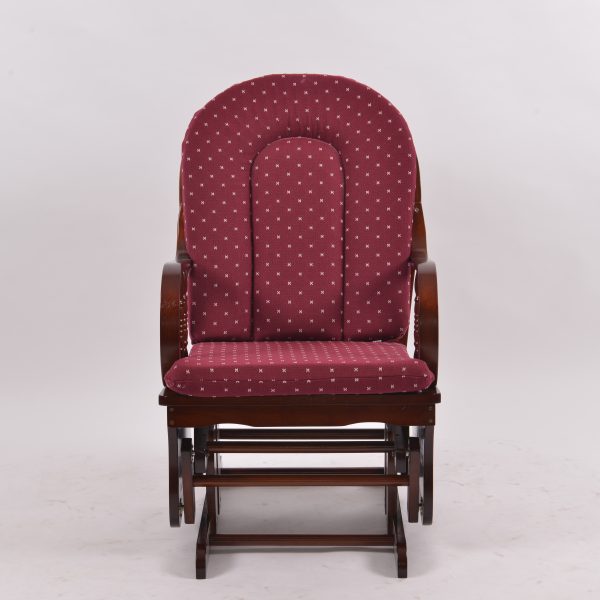 DSC_0426 Custom Wooden Rocking Chair with Ottoman for Nursery Furniture Manufacturer