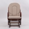 DSC_0427 Custom Wooden Rocking Chair with Ottoman for Nursery Furniture Manufacturer