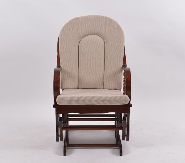 DSC_0427 Custom Wooden Rocking Chair with Ottoman for Nursery Furniture Manufacturer