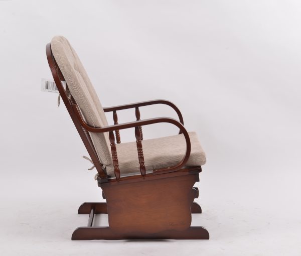 DSC_0430 Custom Wooden Rocking Chair with Ottoman for Nursery Furniture Manufacturer