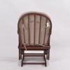 DSC_0432 Custom Wooden Rocking Chair with Ottoman for Nursery Furniture Manufacturer
