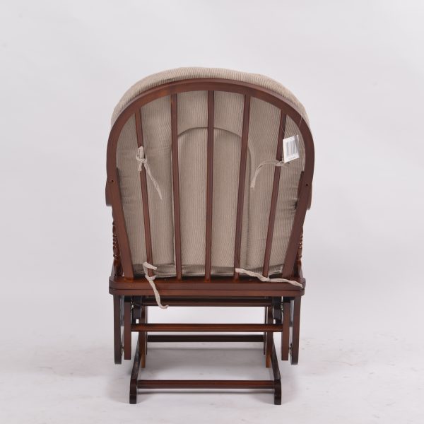DSC_0432 Custom Wooden Rocking Chair with Ottoman for Nursery Furniture Manufacturer