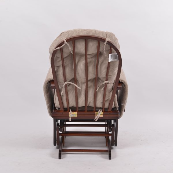 DSC_0449 Upholstered Wooden Glider Chair with Ottoman