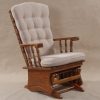 DSC_0462 Classic Wooden Glider Chair with Ottoman