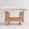 DSC_0546 Upholstered Wooden Glider Chair with Ottoman