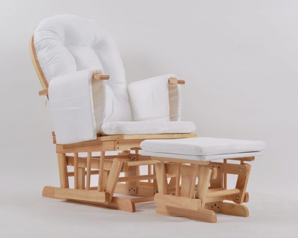 DSC_0549 Upholstered Wooden Glider Chair with Ottoman