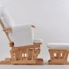 DSC_0553 Upholstered Wooden Glider Chair with Ottoman