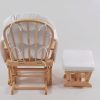 DSC_0556 Upholstered Wooden Glider Chair with Ottoman