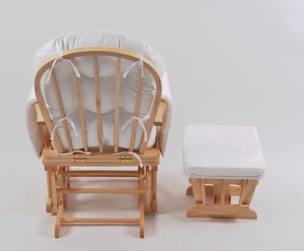 DSC_0556 Upholstered Wooden Glider Chair with Ottoman